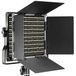 Neewer Dimbare tweekleurige led met U-beugel en Barndoor professionele videoverlichting voor studio, video-opnames, duurzaam metalen frame, 660 LED-parels, 3200-5600K, CRI 96+ (EU-stekker)
