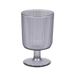 Urban Living SAMBA kunststof voetglas, 300 ml, diameter 7,7 cm x 12,2 cm, grijs