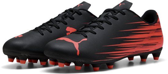 PUMA ATTACANTO II FG/AG Unisex Sportschoenen - PUMA Black-Glowing Red