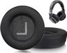 ZenithVibe Dosettes de remplacement pour casque DJ HDJ-CUE1, coussinets confortables avec isolation phonique et mousse durable - Noir