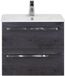 BES LED Seville Badmeubelset 60 cm - Black Oak - Keramische Wastafel Wit Enjoy
