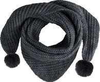 Baby's Only Driehoek sjaal met Pompon Cool - Antraciet - 3-8 jaar - 100% acryl - GOTS