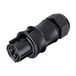 Stekker Wieland Electric Stekker GESIS IP68 3-polig H luchtklauw lichtgrijs pers 10-14mm incl. 100 stuks