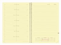 Quo Vadis - Navulverpakking Agenda - Spiraal - 2026 - Note 24 S Prestige - Weekoverzicht notities - Frans - van half december tot december - 16x24cm