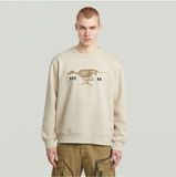 G-Star Running Dog Back GR R SW Heren Sweater Wit M