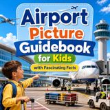 Airport Picture Guidebook with Fascinating Facts for Kids: Airplane Preparation Book for Kids and Toddlers