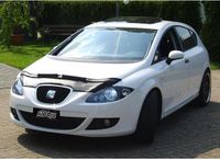 AutoStyle Motorkapsteenslaghoes Seat Leon 1P 2005- zwart