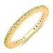 Rafaela Donata Aviano GmbH Khushi Ring 925 zilver groen Peridoot rond geel goud maat 52