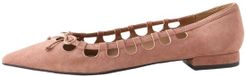 Next - Dames - Forever Comfort® leren schoenen met puntneus en uitsnijding - Roze