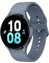 Samsung Galaxy Watch5, smartwatch, gezondheidsbewaking, sporttracking, LTE, 44 mm, blauw