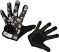 KIDDIMOTO Skullz handschoenen, zwart/grijs/wit, maat M