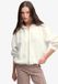 Superdry Whites Hoodie met rits Relaxed Pasvorm Dames Off White Baumwolle/Polyester Maat 12