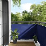 VidaXL Balkonscherm 90x800 cm 100% oxford polyester blauw