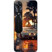 Maniacase Etui Oppo A78 5G GTR R35 zonsondergang