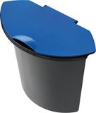 helit H6106593 - Afvalzakhouder „the collector“ 6 L zwart/blauw