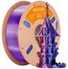 PLA-filament de soie, 1,75 mm, 1 kg, rouge/bleu, double couleur