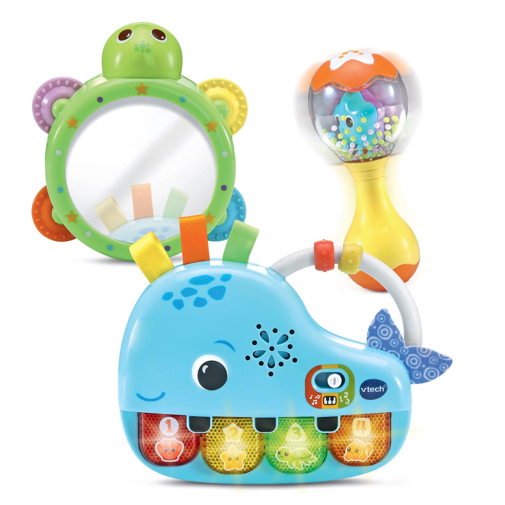 VTech Muzikaal speelgoed Baby Coffret P'tit musicien Mes premiers instruments