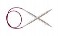 KnitPro Nova Metaal Rondbreinaalden 4,5 mm/25 cm Zilver