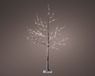 Lumineo LED kerstverlichting boom l30b30h125 cm-48l bruin