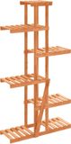 vidaXL Plantenstandaard - 75x25x140,5 cm - Massief Vurenhout