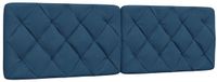 vidaXL Hoofdbordkussen 160 cm stof blauw