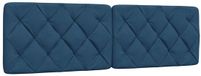 vidaXL Hoofdbordkussen 160 cm stof blauw