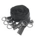 YaHoGa #20 Super Grote Plastic Rits Zwarte Heavy Duty Ritsen van The Yard Bulk 2 Yards met 5 stks Sliders voor DIY Naaien Kleerwerk Tassen Tenten Boot Cover Canvas (Zwart 2 Yards)
