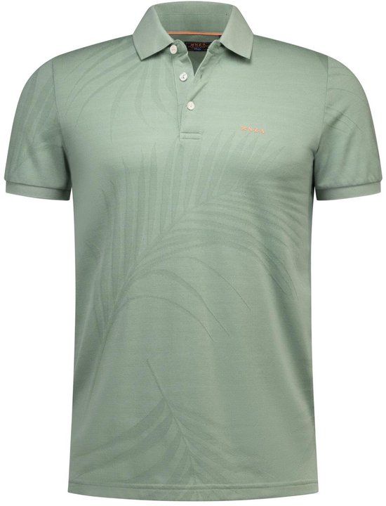 New Zealand Auckland NZA New Zealand Auckland Poloshirt Polo Short Sleeve 26dn116 1786 Fresh Army Mannen Maat - M