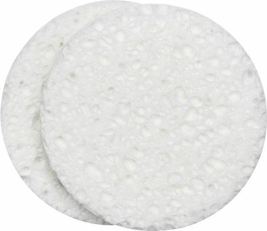 QVS Esponjas Faciales Celulosa Natural 2 U - 0841850010678