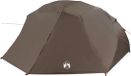 vidaXL Tunneltent 514 x 465 x 187 cm Polyester Glasvezel Bruin