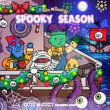 Spooky Season: Cute and Comfy Coloring Book for Adults, Teens and Kids for Relaxation & Stress Relief Featuring Happy Horror Friends, Vampires, Mysteries, Cozy Spaces and Hygge Corners