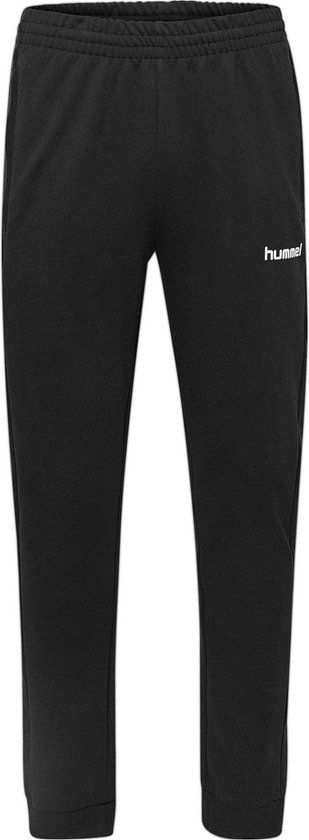 Hummel Go Cotton Sportbroek - Maat 152 - Zwart/Wit - Unisex