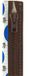 Opti Prym Ritssluiting Kunststof 6mm grof Deelbaar Donker Bruin #881 55 cm
