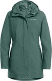 Vaude Idris III 3in1 Parka Women - Outdoorjas - Dames - Groen - Maat 38