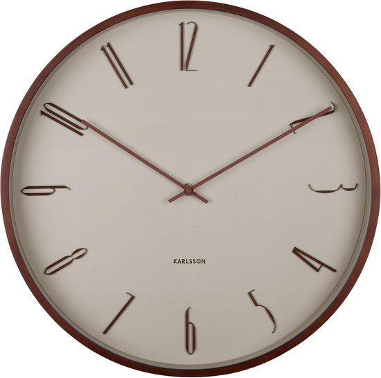 Karlsson Wandklok Scandia - Grijs - Ø40cm