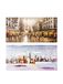ENCUENTRA TU ESTILO Canvas afbeelding set van 2 Paris/New York