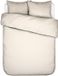 Essenza Jule Housse de couette Coton biologique Vanille - Lits-Jumeaux XL – 260x200/220 cm