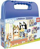 Educa - Bluey Progressieve Koffer - Puzzel - Vanaf 3 jaar - 25 stukjes