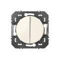 LEGRAND LEG95205 BLC Dooxie dubbele knop, wit