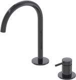 IVY Bond Wastafelkraan - 2-Gats Bladmontage - Zwart Chroom PVD