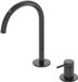 IVY Bond Wastafelkraan - 2-Gats Bladmontage - Zwart Chroom PVD