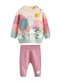 Next - Meisjes - Gebreide babytrui en legging in 2-delige set - Roze