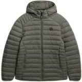 Superdry Hooded Fuji Lite Jas Heren Gewatteerde Jassen M Biker Grey