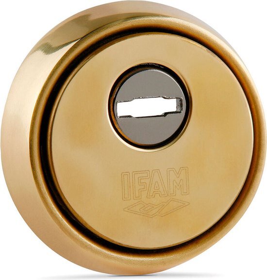 Veiligheidsschild IFAM ES610L Gouden Staal Blik &#216; 64 mm