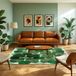 LOLA&MOI Tapis 170 x 240 cm Cafe Hedgerow Green