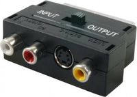 Waytex 20010 video kabel adapter 3 x RCA S-VHS Zwart