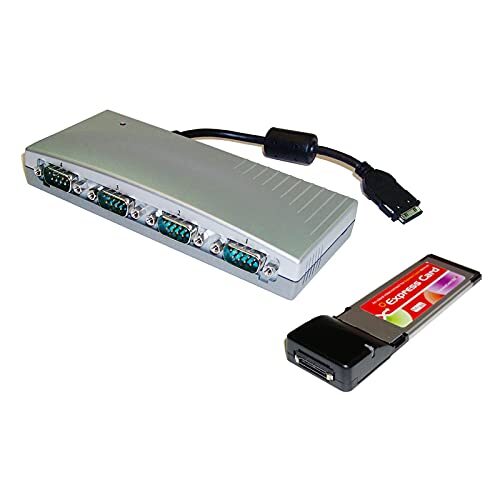 BeMatik Carte ExpressCard 34mm 2 Ports RS-232 Série - PCI-Express DB9