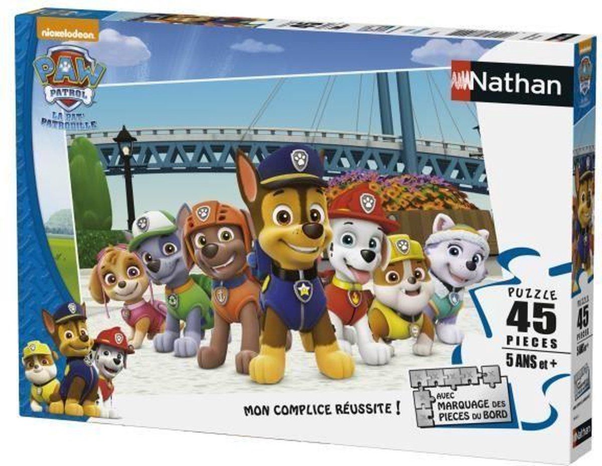 Nathan PAT'PATROUILLE Puzzle Ready to Intervene 45 pcs