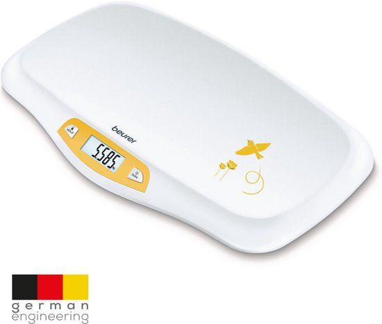 Beurer BY 80 Babyweegschaal - Hold functie - Tarra - Groot LCD display - Tot 20 kg - 5g nauwkeurig - 3 Jaar garantie