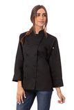 Chef Works B663-M Sofia Dames Chefs Jas, Medium, Zwart
